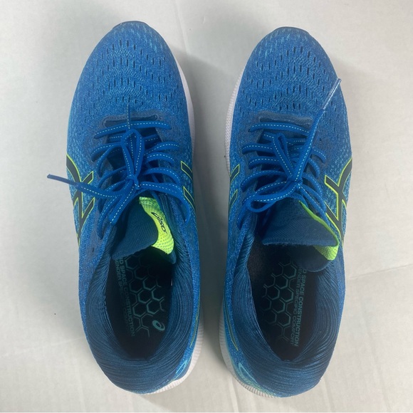 Asics | Men’s Size US 10 Sneakers | Gel-Nimbus 24 Blue Yellow Running Shoes - Picture 10 of 10